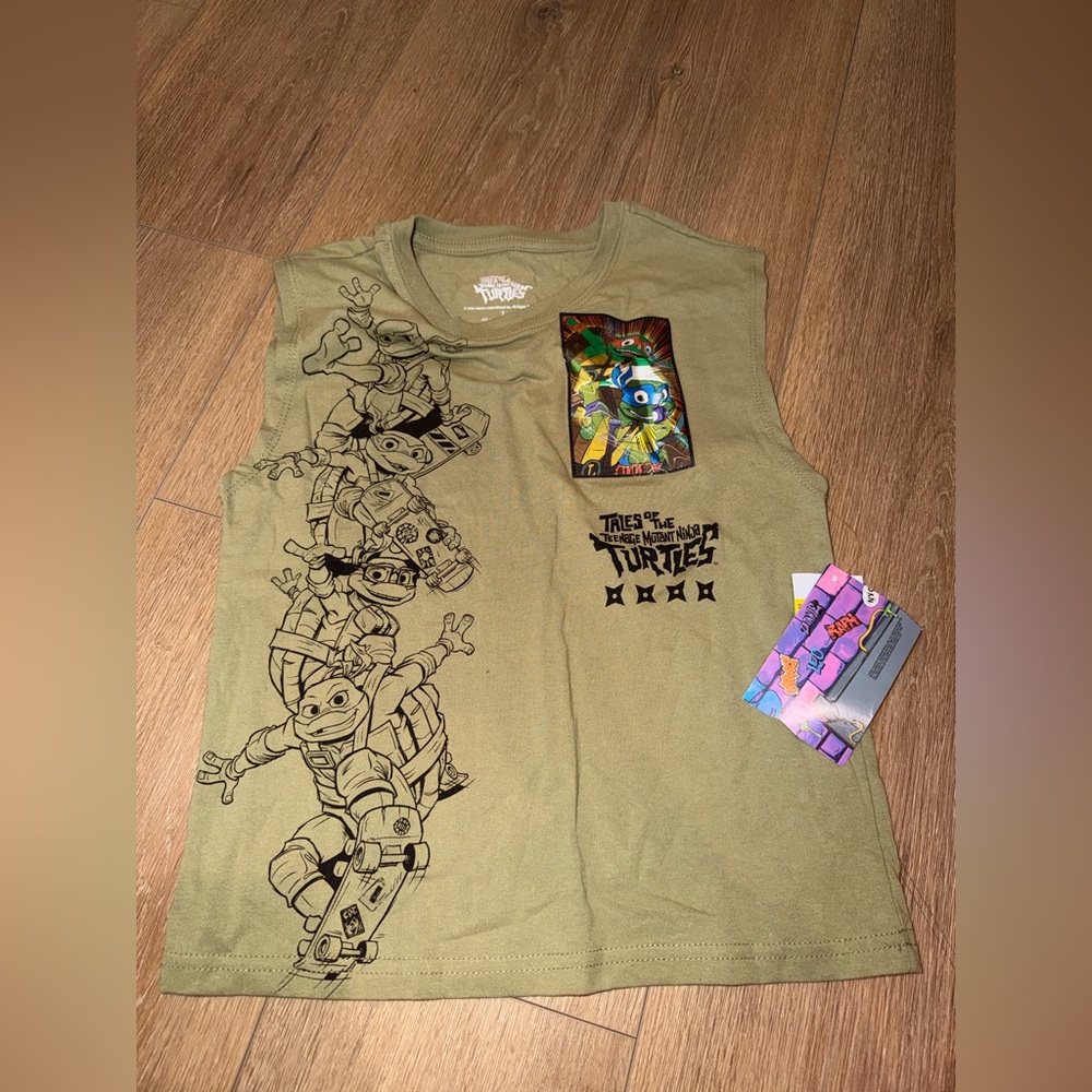 Teenage Mutant Ninja Turtles Kids Olive Tee